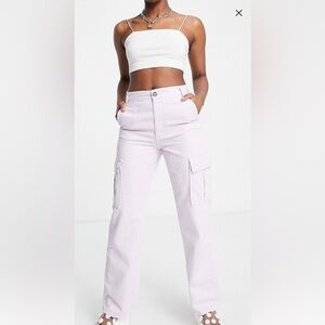 Stradivarius straight leg cargo pants